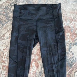 Lululemon camouflage print leggings